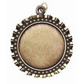 Medal, "Insert Holder" Star/Scallop Design - 2-5/8" Dia